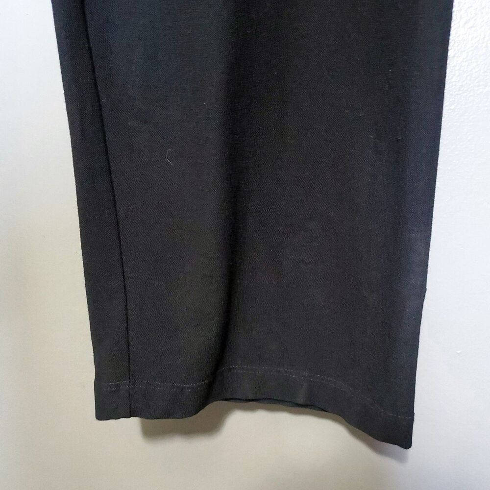 Eileen Fisher Black Pants Womens Size Medium Viscose Nylon Spandex Blend Pull On - Picture 5 of 7